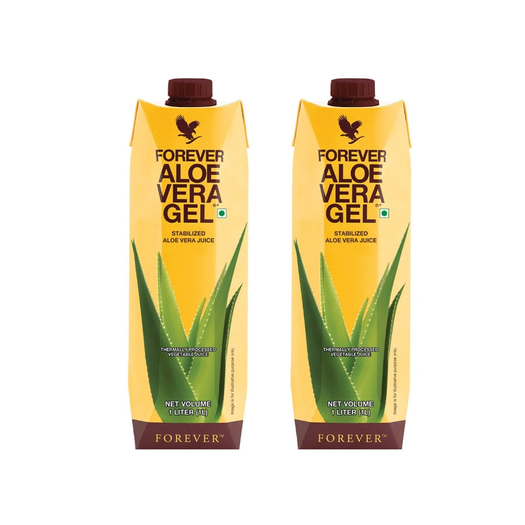 Forever Aloe Vera Gel (1 Ltr) - Pack of 2