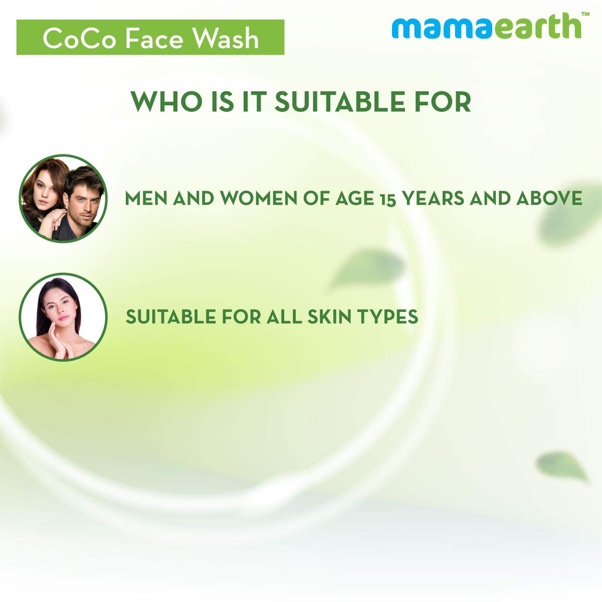 Mamaearth Coco Face Wash - Coffee & Cocoa for Energizing Cleanse (100 ML)