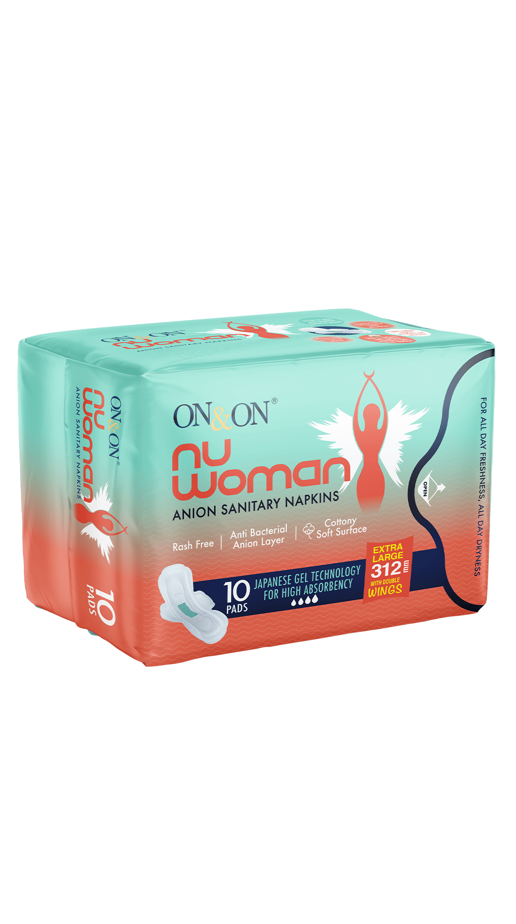 On & On Nu Woman Sanitary Napkins (10N)