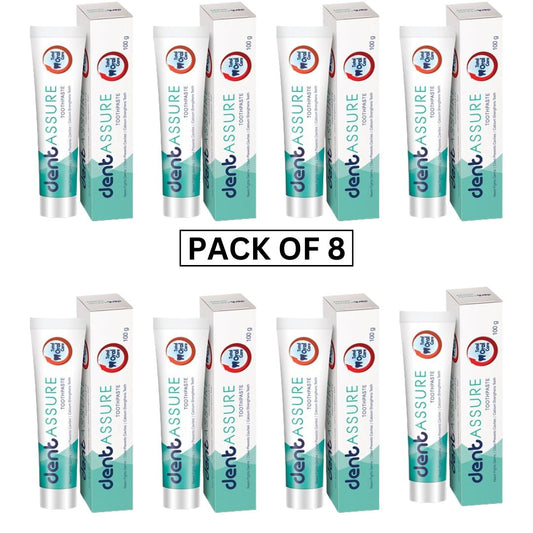 Vestige Dentassure Toothpaste (100g) - Pack of 8